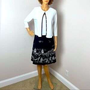 Vintage 80’s 3-Piece Skirt, Tank, & Shirt Jacket Set – Size 4P